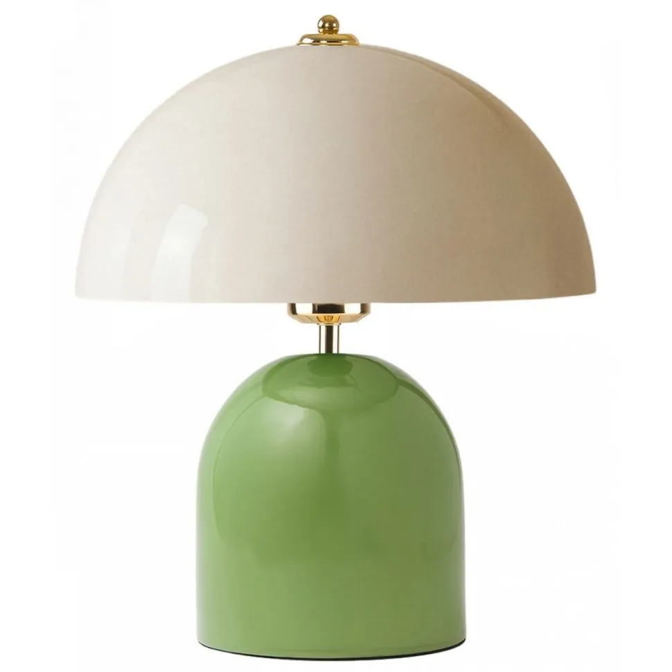 Pöytävalaisin Linento Lighting 242387 mintunvihreä/valkoinen