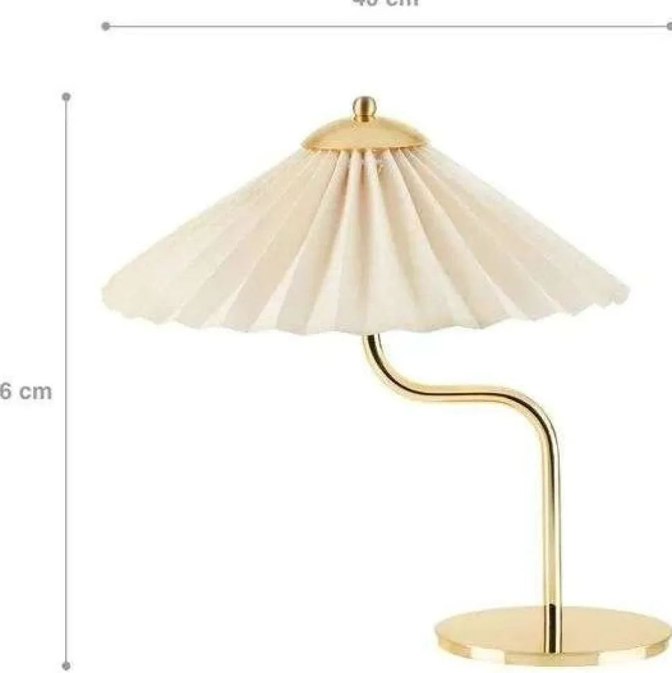 Pöytävalaisin Linento Lighting Miranda, 2xG9, IP20, kulta