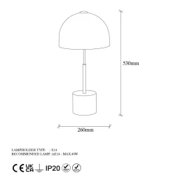 Pöytävalaisin Linento Lighting Mixed eri värejä
