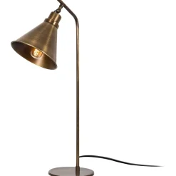 Pöytävalaisin Linento Lighting Sivani, korkeus 50cm, E27, antiikkimessinki