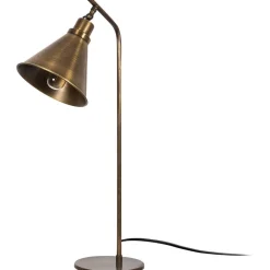 Pöytävalaisin Linento Lighting Sivani, korkeus 50cm, E27, antiikkimessinki
