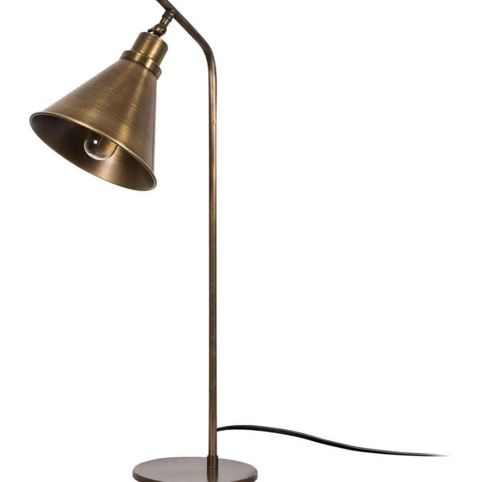 Pöytävalaisin Linento Lighting Sivani, korkeus 50cm, E27, antiikkimessinki