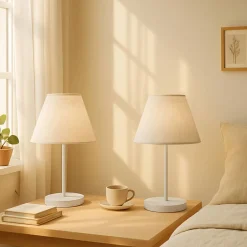 Pöytävalaisin Linento Lighting 242042 valkoinen