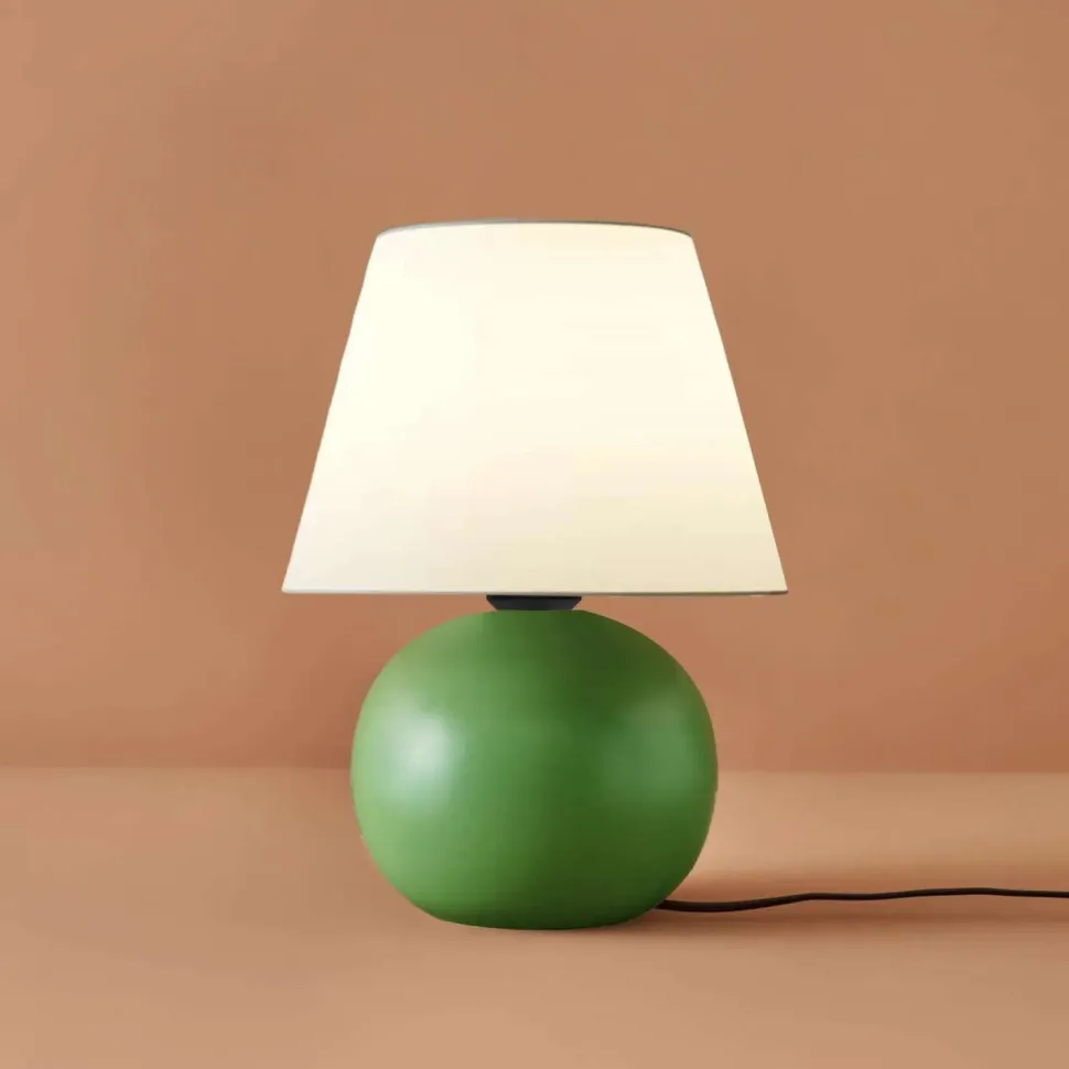 Pöytävalaisin Linento Lighting 241793 valkoinen/vihreä