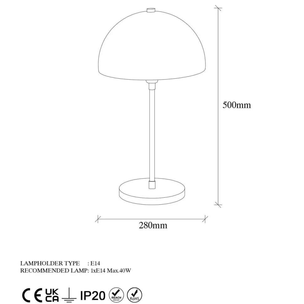 Pöytävalaisin Linento Lighting Varzan 10857, 50cm, antiikkimessinki