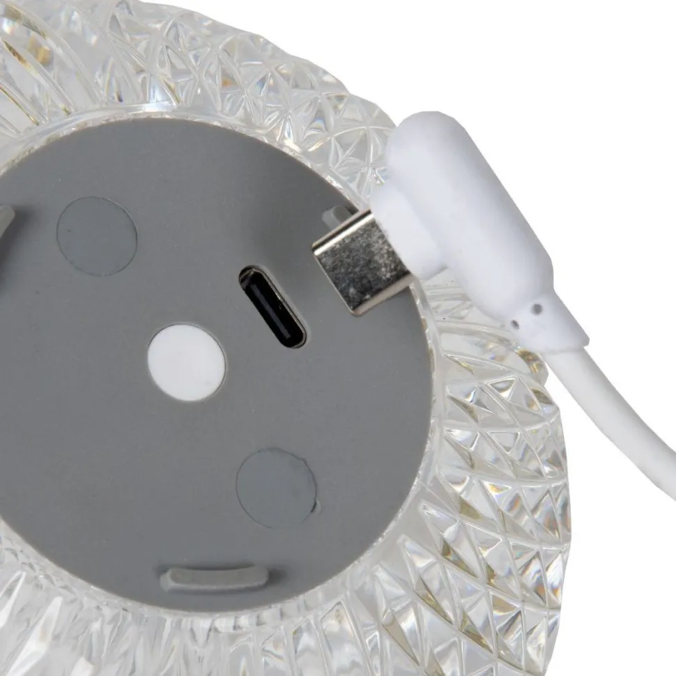Pöytävalaisin Lucide Cintra Ø11cm, 3 Step himmennys, 1x2W/3000K, kirkas