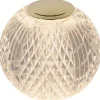 Pöytävalaisin Lucide Cintra Ø9cm, 3 Step himmennys, 1x1.5W/3000K, kirkas