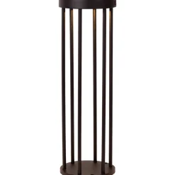 Pöytävalaisin Lucide Jackson, Ø16cm, IP65, 2W, musta