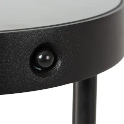 Pöytävalaisin Lucide Jackson, Ø16cm, IP65, 2W, musta