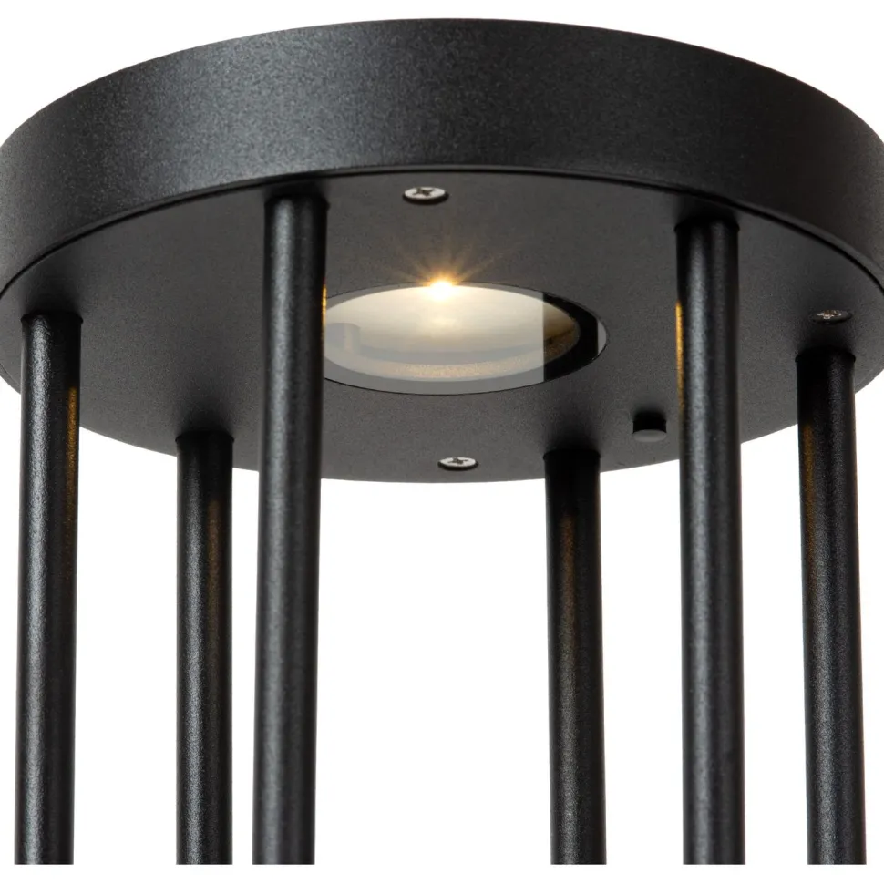Pöytävalaisin Lucide Jackson, Ø16cm, IP54, 2W, musta