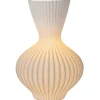 Pöytävalaisin Lucide Momoro, 29.4cm, 1xE14, valkoinen