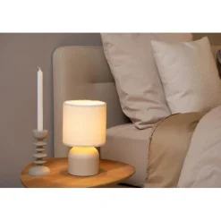 Pöytävalaisin Lucide Woolly, 28cm, 1xE14, eri värejä