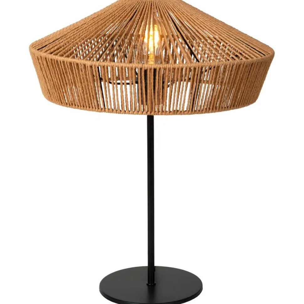 Pöytävalaisin Lucide Yunkai, 50cm, 1xE27, luonnollinen