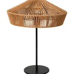 Pöytävalaisin Lucide Yunkai, 50cm, 1xE27, luonnollinen