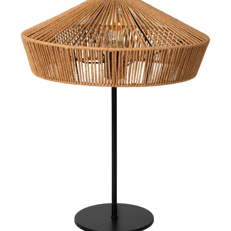 Pöytävalaisin Lucide Yunkai, 50cm, 1xE27, luonnollinen