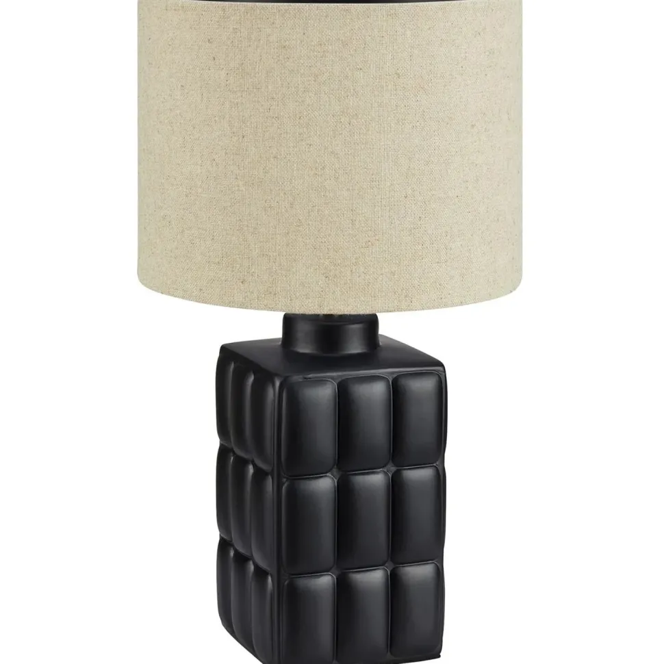 Pöytävalaisin Markslöjd Cuscini musta/beige