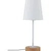 Pöytävalaisin Paulmann Neordic Stellan E27 max. 20W White, Wood Fabric, Metal, Wood