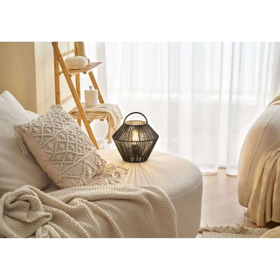 Pöytävalaisin Paulmann Pauleen Boho Glow, E27, musta