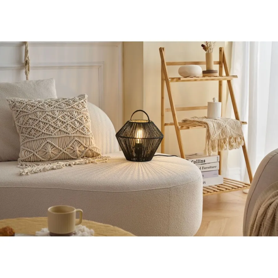 Pöytävalaisin Paulmann Pauleen Boho Glow, E27, musta