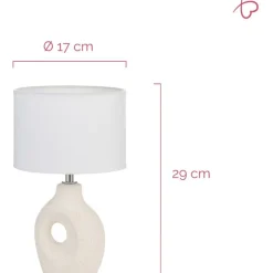 Pöytävalaisin Paulmann Pauleen Pure Crush, E14, valkoinen/beige