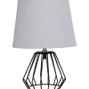 Pöytävalaisin Paulmann Pauleen Shiny Diamond, E27, vaaleanharmaa/musta
