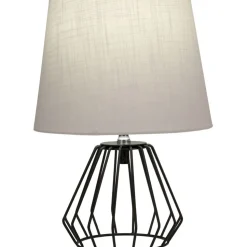 Pöytävalaisin Paulmann Pauleen Shiny Diamond, E27, vaaleanharmaa/musta