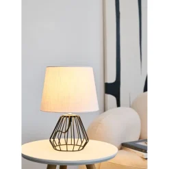 Pöytävalaisin Paulmann Pauleen Shiny Diamond, E27, vaaleanharmaa/musta
