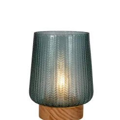 Pöytävalaisin Paulmann Pauleen Sparkling Glamour, paristokäyttöinen, E27, 2700K, turkoosi