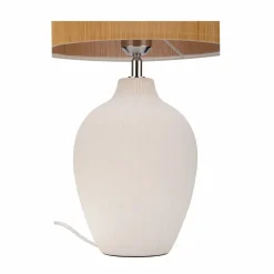 Pöytävalaisin Paulmann Pauleen Timber Glow, E27, beige/valkoinen