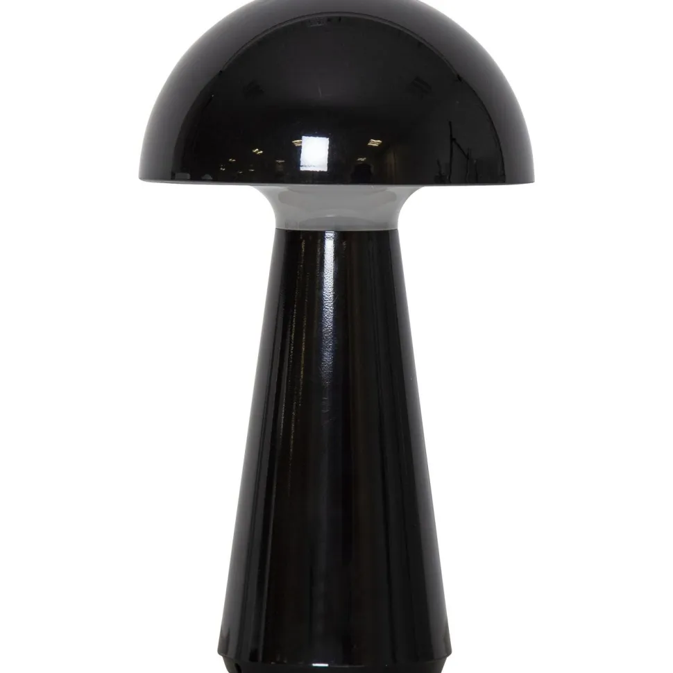 Pöytävalaisin Star Trading Mushroom, ladattava, 28cm, valkoinen