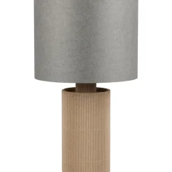 Pöytävalaisin Trio Canio, 28.5cm, E14, ruskea/harmaa