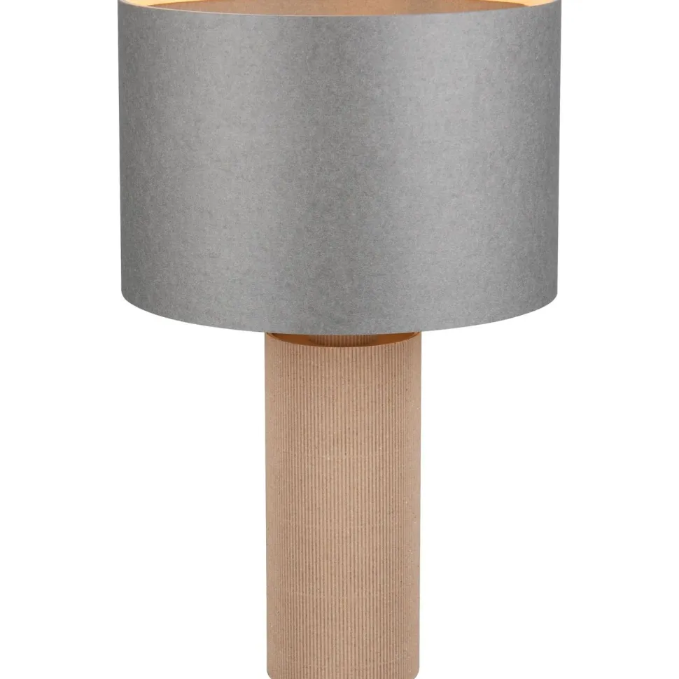 Pöytävalaisin Trio Canio, 48cm, E27, ruskea/harmaa