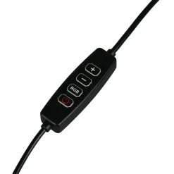 Pöytävalaisin Trio Joy LED RGB musta