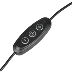 Pöytävalaisin Trio Strong LED 2700K musta