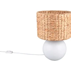 Pöytävalaisin Trio Vina 29cm E27 valkoinen/beige