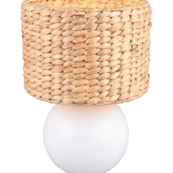 Pöytävalaisin Trio Vina 29cm E27 valkoinen/beige