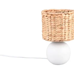 Pöytävalaisin Trio Vina 29cm E27 valkoinen/beige
