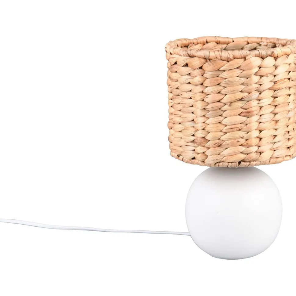 Pöytävalaisin Trio Vina 29cm E27 valkoinen/beige