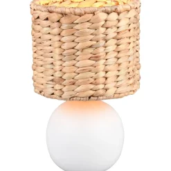 Pöytävalaisin Trio Vina 29cm E27 valkoinen/beige