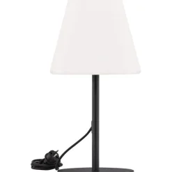 Pöytävalaisin Venture Home Moris, ulkokäyttöön, ø28x52cm, musta/valkoinen