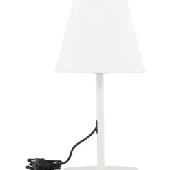 Pöytävalaisin Venture Home Moris, ulkokäyttöön, ø28x52cm, musta/valkoinen