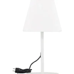 Pöytävalaisin Venture Home Moris, ulkokäyttöön, ø28x52cm, musta/valkoinen