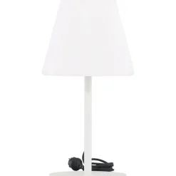 Pöytävalaisin Venture Home Moris, ulkokäyttöön, ø28x52cm, musta/valkoinen