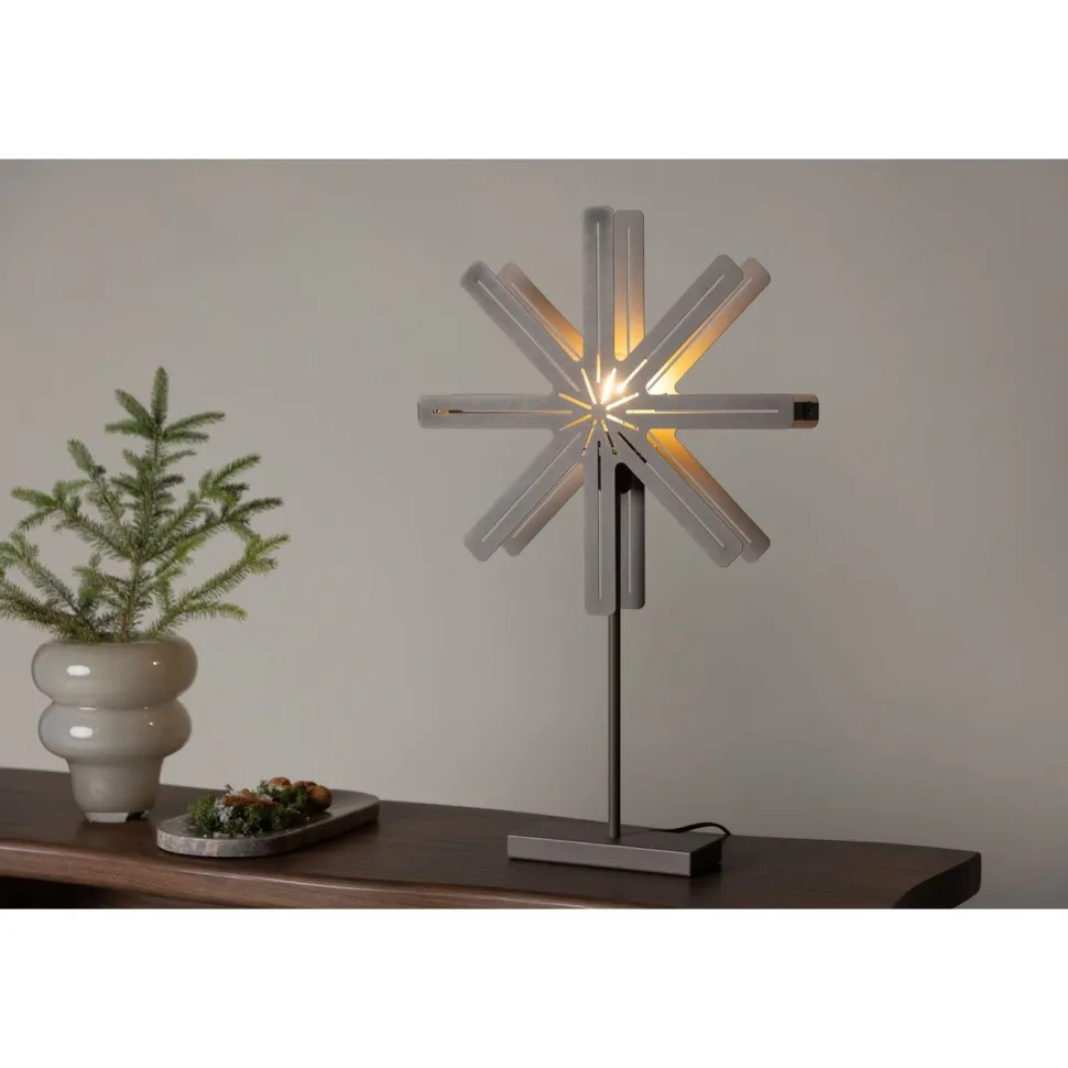 Pöytävalaisin Venture Home Säfsen, 40cm, mokka