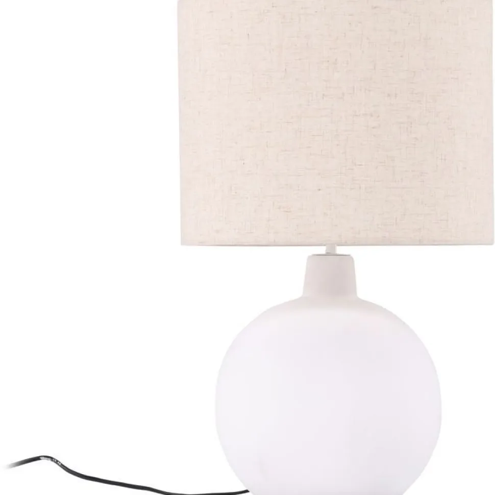 Pöytävalaisin Venture Home Torcello, 32x51cm, valkoinen/beige