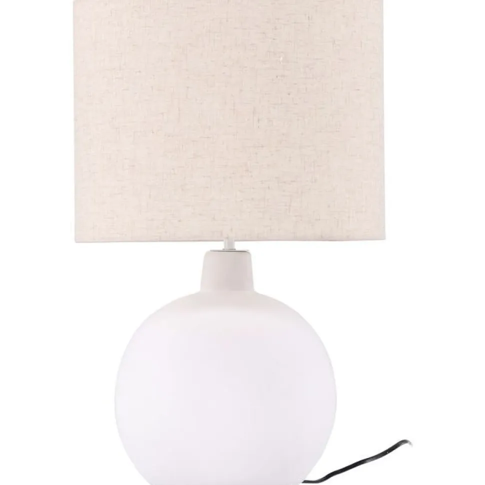 Pöytävalaisin Venture Home Torcello, 32x51cm, valkoinen/beige