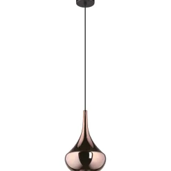 Riippuvalaisin Eglo Almoster Ø25cm E27 maks. 28W IP20 musta/kupari