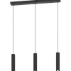 Riippuvalaisin Eglo Balamorta-z LED RGB CCT 3-osainen musta