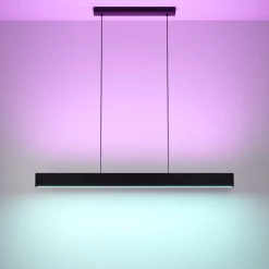 Riippuvalaisin Eglo connect.z Andreas-z, 117cm, 2xLED 19W, IP20, musta