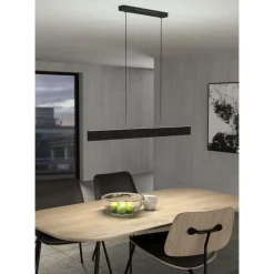 Riippuvalaisin Eglo connect.z Andreas-z, 117cm, 2xLED 19W, IP20, musta